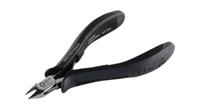 rnd-550-00245 RND RND 550-00245 Pliers, 120 mm Overall, Angled, Straight Tip, 9mm Jaw, ESD