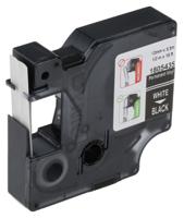1805435 Dymo White on Black Label Printer Tape, 5.5 m Length, 12 mm Width