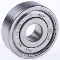 627-2z SKF 627-2Z 1 Row Ball Bearing - 7 mm ID, 22 mm OD