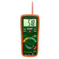 ex470a Extech EX470A Backlit LCD Multimeter, 10A ac Max, 10A dc Max, 600V ac Max