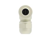 t4113412051-000 TE Connectivity Circular Connector, 5 Contacts, Cable, M12 Connector, Plug, Male, IP67, T411 Series