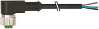7000-08081-6300500 Murrelektronik Limited Female 3 way M8 to Unterminated Free End Sensor Actuator Cable, 5 m