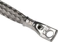 489-163 RS PRO Braided Wire, M6 Stud Size, 24 x 20 x 0.2 mm, 0.25m, BS EN 13602:2002, BS4109