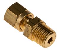 286-715 RS PRO 1/8 BSPT Compression Fitting for Use with Thermocouple or PRT Probe, 1.5mm Probe, RoHS Compliant Standard