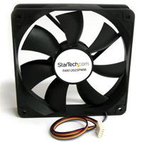fan12025pwm StarTech.com Axial Fan, 12 V dc, dc Operation, 33.20 → 78.41cfm, 350mA Max, 4.7 x 4.7 x 1in