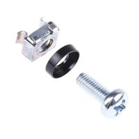 21101-809 nVent SCHROFF Assembly Screw Pack for Use with 19 in Cabinet, Desktop Case, M6 x 16 Thread, 50 Piece(s)