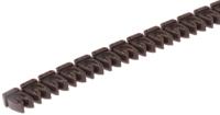 0-382-21 Legrand Clip On Cable Markers, Brown, Pre-printed "1", 2.8 → 3.8mm Cable, 0 382 21