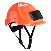 pb55orr Portwest PW55 Orange Hard Hat with Chin Strap, AdjustableVentilated
