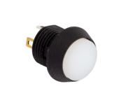 fl13drb5 EOZ Illuminated Push Button Switch, Momentary, Panel Mount, 13.5mm Cutout, SPST, Red/Blue LED, 5V, IP67