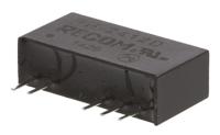 rh-2412d Recom RH DC-DC Converter, ±12V dc/ ±42mA Output, 21.6 → 26.4 V dc Input, 1W, Through Hole, +85°C Max Temp -40°C