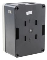 860-9539 RS PRO 3P Pole Panel Mount Isolator Switch - 40A Maximum Current, 18.5kW Power Rating, IP65