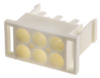 770020-1 TE Connectivity, Universal MATE-N-LOK II Male Connector Housing, 6.35mm Pitch, 6 Way, 2 Row