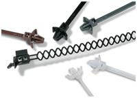 126-00417-t18rsf-pa66uv-bk HellermannTyton Cable Tie, 100mm x 2.5 mm, Black PA 6.6 UV Resistant, Pk-100