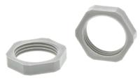 g4320010 SIB Grey Fibreglass PA Cable Gland Locknut, M20 Thread