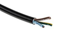 775-6135 RS PRO 3183Y 2.5 mm² 3 Core Power Cable, H05VV-F, Black PVC, 100m