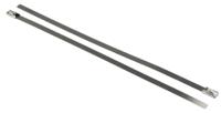 123-5034 RS PRO Cable Tie, Roller Ball, 200mm x 4.6 mm, Silver Stainless Steel, Pk-100