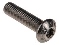 183-8705 RS PRO Stainless Steel Hex Socket Button Screw, ISO 7380, M5 x 20mm