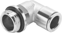 npqm-l-g38-q12-p10 Festo Elbow Threaded Adaptor, G 3/8 Male to Push In 12 mm, Threaded-to-Tube Connection Style, 558717