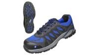 7413-1022-47 NITRAS SAFETY 7413 Unisex Black, Blue Fibreglass Toe Capped Safety Shoes, UK 12, EU 47