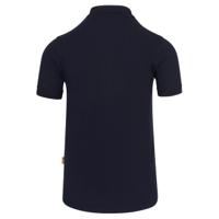 1100rnm Orn Osprey EarthPro Navy Cotton, Recycled Polyester Polo Shirt, UK- M, EUR- M