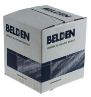 8762-060250 Belden8762 Series 2 Core Line level Low Voltage signal Cable, 0.51 mm² CSA Screened, 5.18mm od, 76m, Chrome