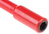 05005310001 Wera Hexagon Nut Driver, 7 mm Tip, VDE/1000V, 125 mm Blade, 230 mm Overall