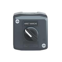 xald132 Schneider Electric Stay Put Control Station Switch - 1NO, Polycarbonate, Black, ARRET, MARCHE, IP66, IP67, IP69, IP69K
