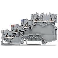 2000-5410 WAGO  TOPJOB S Series Grey, 1mm², 4-Level, Push-In Cage Clamp Termination