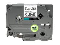 tze-151 Brother Black on Clear Label Printer Tape, 8 m Length, 24 mm Width