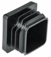 629-0142 RS PRO Black Square Tube Plug, 25mm