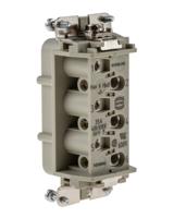09310062701 HARTING Heavy Duty Power Connector Insert, 35A, Female, Han HSB Series, 7 Contacts