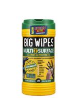 2440 Big Wipes MULTI-SURFACE PRO+ Wet Biodegradable Wipes, Tub of 80, 200 x 300mm
