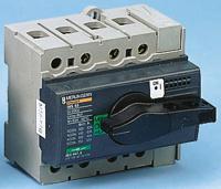 28902 Schneider Electric 3P Pole Isolator Switch - 63A Maximum Current, 30kW Power Rating, IP40