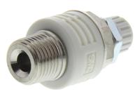 asn2-01 SMC ASN2 Brass 1.5MPa Pneumatic Silencer, Threaded, R 1/8 Male