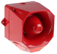 7052111ful-0047 Eaton Series Red Sounder Beacon, 230 V ac, IP66, Wall Mount, 110dB at 1 Metre