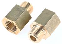 0167-10-11 Legris Straight Threaded Adaptor, R 1/8 Male to NPT 1/8 Female, Threaded Connection Style