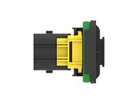 1-2112162-1 TE Connectivity Automotive Connector Socket Black Flange Mount 21 Way