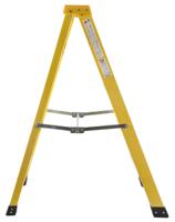 553-816 RS PRO Fibreglass 5 steps Step Ladder, 1.33m platform height