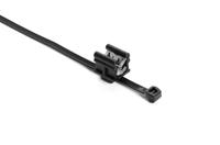 156-04601 HellermannTyton Cable Tie, 150mm x 4.6 mm, Black Nylon, Pk-500