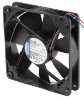 4412fgm ebm-papst 4400 F Series Axial Fan, 12 V dc, DC Operation, 140m³/h, 3.2W, 119 x 119 x 25mm