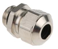 a100010060 SES Sterling A1 Series Metallic Nickel Plated Brass Cable Gland, M10 Thread, 4mm min., 6mm max., IP68, IP69K
