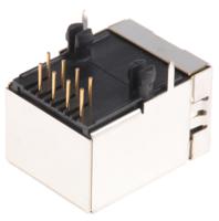 95678-001lf Amphenol Communications Solutions MOD JACK Series Female RJ45 Connector, Through Hole, Cat5e Horizontal 8P8C -Way