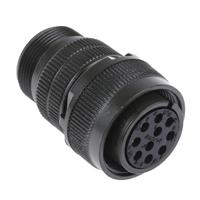 ms3106a-18-1s Amphenol Industrial, MS3106A, Copper Alloy 10 Way Cable Mount MIL Spec Circular Connector, Socket Contacts,Shell Size