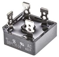 gbpc3504-t0 Taiwan Semiconductor Bridge Rectifier, 35A, 400V, 4-Pin