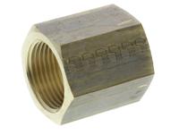 0155-27-27 Legris Brass Pipe Fitting, Straight Threaded Coupler, Female G 3/4in to Female G 3/4in