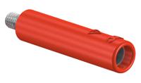 231031-22 Staubli Red Female Banana Socket, 4 mm Connector, Screw Termination, 32A, 600V, Nickel Plating