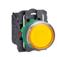 xb5aw35m5 Schneider Electric Harmony Series Illuminated Push Button, Panel Mount, 22mm Cutout, SPDT