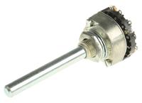 ra01b06bssms0x Lorlin, 6 Position DPST Rotary Switch, 1 A @ 12 V, Solder