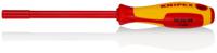 98-03-04 Knipex Hexagonal Nut Driver, 4 mm Tip, VDE/1000V, 125 mm Blade, 230 mm Overall