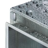 0899007 Phoenix Contact E S6 A 200X200X80 Series Silver 316L Stainless Steel Junction Box, ATEX, IECEx, 200 x 200 x 80mm